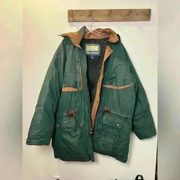 Vintage 80’s Stratojac down jacket size L - Picture 5 of 11
